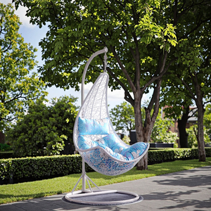 Modern Indoor Villa Rattan Patio Swing Chair <b>for</b> Kids <b>for</b> <b>Garden</b> <b>Pool</b> Bedroom Courtyard Outdoor Hotels Parks Schools - Product Image 6