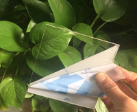 Plaques en polycarbonate transparentes, durables, écologiques, avec revêtement anti-UV, longueur personnalisable, plaques PC gaufrées pour serre