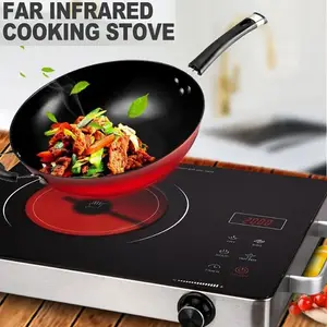 2024 New Design Electric Ceramic Stove No Radiation 2200W Waterproof Infrared Cooker