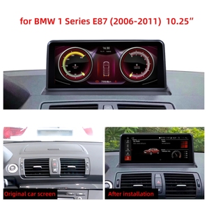 Radio para Auto Android 11.0 8G 128G 10.25'' para <span class=keywords><strong>BMW</strong></span> Serie 1 E81 <span class=keywords><strong>E82</strong></span> E87 E88 2006-2011 CCC CIC Navi Idriver Carplay WIFI 4G BT - Product Image 4