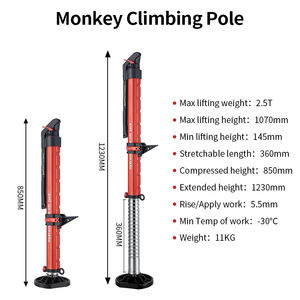4x4 Offroad 2,5T Hydraulischer Wagenheber mit Hebel, 5500LBS Kapazität, Kletterstange für Anhängerkupplung, Camping, Hochhub-Hydraulikheber - Product Image 3