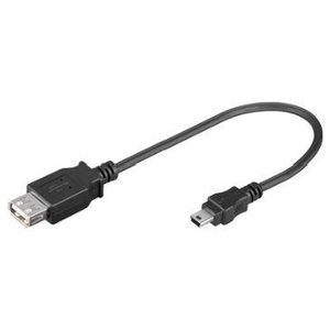 Cavo <b>USB</b> ICOC MUSB AF 002 Black 0,2m 95006 - Product Image 2