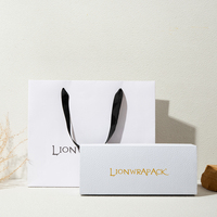 Boîte d'emballage de café écologique LionwrapacK avec sac en kraft, coffret cadeau de café filtre biodégradable pour les marques