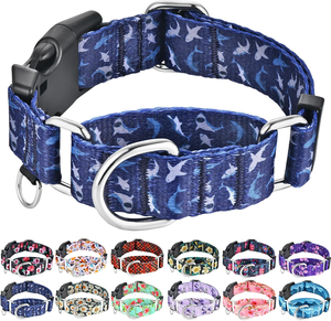 Benutzer definiertes Polyester Martingale Hunde halsband in <span class=keywords><strong>S</strong></span> <span class=keywords><strong>M</strong></span> <span class=keywords><strong>L</strong></span> Größen Mehrere Druck optionen Personal isiertes Design halsband für Haustiere - Product Image 3