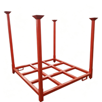 Étagères portables empilables et pliables en tissu pour entrepôt, agriculture, rayonnage, étagères galvanisées pour pneus de chambre froide
