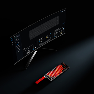 EWEARN ZAP68 Pro Teclado Mecánico Inalámbrico de Tres Modos, 68 Teclas Intercambiables para Juegos, Gatillo Rápido, Efecto Hall Magnético, Gateron Axis - Product Image 5