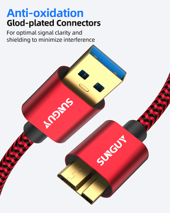 สายชาร์จ OEM SUNGUY แบบ USB สายถัก ชาร์จเร็ว ถ่ายโอนข้อมูลได้ วัสดุเป็นมิตรต่อสิ่งแวดล้อม สำหรับตลาดยุโรป - Product Image 4