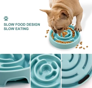Pet <strong>Dog</strong> Slow Food <strong>Bowl</strong> Fat Help Healthy <strong>Round</strong> Anti-choking Thickened and Non-slip Multiple Eco <strong>Dog</strong> <strong>Bowl</strong> - Product Image 3