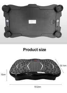Ev kullanımı ABS malzeme tüm vücut titreşimi plaka egzersiz makinesi dikey egzersiz Fitness platformu sessiz Motor masaj 150W - Product Image 4