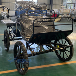 Nouveau chariot en acier Marathon Pony <span class=keywords><strong>Horse</strong></span> à <span class=keywords><strong>4</strong></span> roues chariot tiré par chevaux chariot touristique - Product Image 4