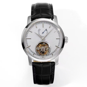 Reloj de Lujo para Hombre con Caja Plateada, Esfera Guilloché, Fase Lunar, Reserva de Marcha Mecánica, Fecha, Nuevo 2026, Resistente al Agua - Product Image 2
