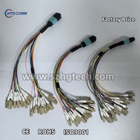 Cable de Fibra Óptica MPO de 5 Metros del Fabricante, Tipo B, Cable de Conexión MTP, 12F OM3, 3.0MM, LSZH, Certificado CE, Garantía de 5 Años para Redes Interiores
