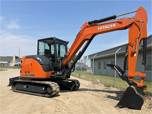 Mini-excavatrice hydraulique sur chenilles d'occasion Hitachi ZX60, 6 tonnes, avec moteur, boîte de vitesses, capacité de la benne de 0,3 m³, origine Japon - Product Image 4