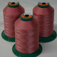 Naylon bağlı iplik Tex45 150d/3 dikiş ipliği fabrika satış için gümrüklü iplik kanepe