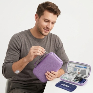 Sac isotherme étanche en EVA pour aliments avec porte-bouteilles 3ML/10ML combiné 15 emplacements/10 emplacements et fermeture éclair - Product Image 3