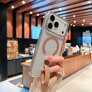 เคสโทรศัพท์มือถือแบบใสแม่เหล็ก สำหรับ iPhone 17 16 15 14 13 Pro Max พร้อมสายคล้องซิลิโคน ฝาหลังแข็ง PC ป้องกันอย่างดี - Product Image 5