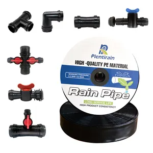 Micro spray tape PE système d'irrigation drain 32mm tuyau irrigation pluie goutte à goutte tuyaux