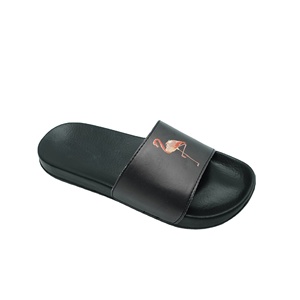 Claquettes pour hommes, imprimé animal ou motif personnalisé, large sangle en PU, semelle souple antidérapante, vente en gros, Zapatos - Product Image 3