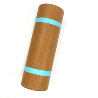 Rouleau en mousse Micogo pour la thérapie physique, rouleau en liège écologique naturel, rouleau de massage des tissus profonds haute densité, ensembles de rouleaux