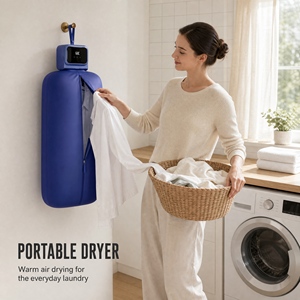 Space Saving Body With Roomy 100x55cm Bag Travel Electric Clothing Dryer Laundry Drying Device for Camping and Outdoor Trips - Product Image 2