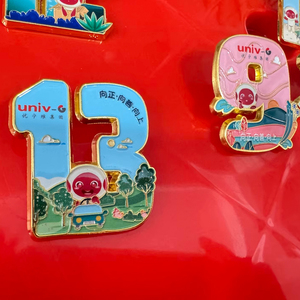 Mạ Vàng 3Mm Kim Loại Thủ Công Mỹ Nghệ Chữ Thập Cờ Cho Ve Áo Pin Huy Hiệu Pin Với Trâm Sang Trọng Khắc Chữ Tính Năng Sang Trọng Kim Loại - Product Image 3