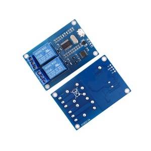 Module de relais Hongwei Micro 2 canaux 5V avec interface USB, carte de commande de relais - Product Image 4