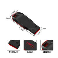 Flashdisk Mini USB CZ50 Model Kunci 8GB hingga 128GB dengan Antarmuka USB 2.0 Grosir