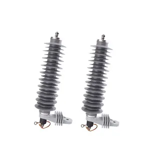 Aoda Silicone rubber polymer Gapless type metal oxide 36kv lightning arrester suppliers