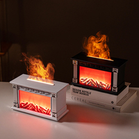 Nouveaux produits 2026 : Diffuseur de parfum électrique portable effet flamme avec lumière chaude et humidificateur d'air