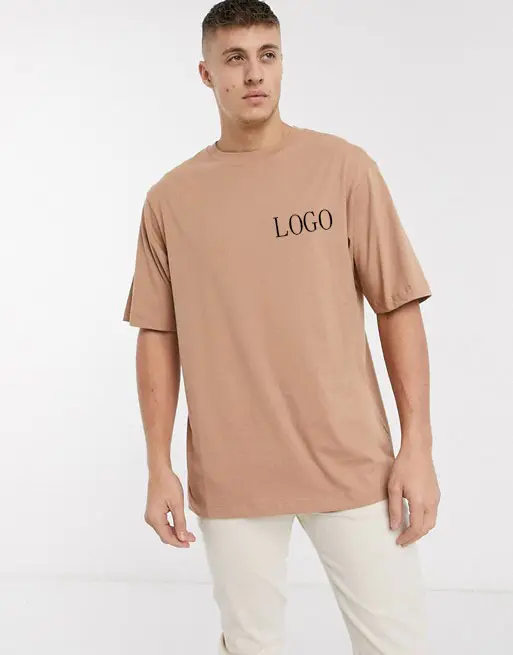 T-shirt personalizzata oversize con maniche lunghe oversize girocollo in cotone 100% nuovo stile