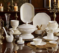 Service de tasses à thé en porcelaine fine de qualité supérieure pour 12 personnes, vaisselle en céramique