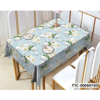 Nappe en PVC unie moderne, imperméable et anti-taches, rectangulaire, pour dîners de fêtes et réceptions