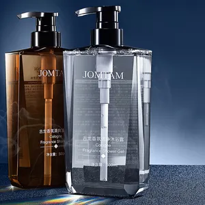 Gel de ducha de jabón líquido blanqueador, botella orgánica de lujo para hombres, marca privada OEM