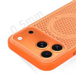 Nueva Funda Magnética Protectora de Alta Calidad para <span class=keywords><strong>Apple</strong></span> <span class=keywords><strong>iPhone</strong></span> 17 Pro Max/16/15, Diseño de Panal de Abeja, Disipación de Calor, Anti-Caídas - Product Image 5