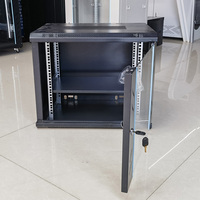 Armoire de serveur réseau métallique personnalisée 9U de 19 pouces, profondeur 600 mm, en stock