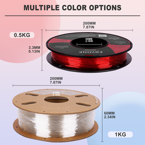 Filament d'imprimante 3D <span class=keywords><strong>ERYONE</strong></span> <span class=keywords><strong>TPU</strong></span> 95A, diamètre 1,75 mm, 1 kg, température d'impression 240°C - Product Image 5