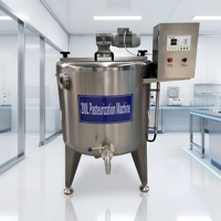 Machine laitière 100L 150L 200L 300L 500L cuve de fermentation de jus commerciale pasteurisation machine de fabrication de yaourt pasteurisateur