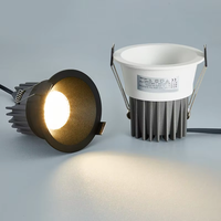 Spot LED COB anti-éblouissement 12W 15W 18W, downlight encastré dimmable 7W 10W 60 °   Éclairage intérieur tout en aluminium 2200K 2700K 3500K