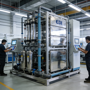 Equipo de Purificación de Agua EDI con Bomba y PLC para Agua de Inyección, Productividad de 2000 L/Hora, 1 Año de Garantía - Product Image 2