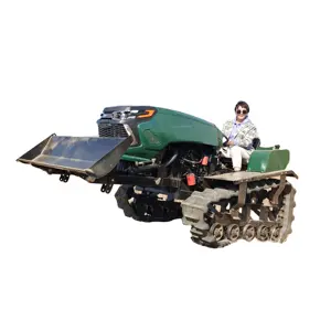 Discounted Garden Crawler Traktor Fahrt auf Rotary Corn Wheat Durable Diesel Track Traktor zum Verkauf