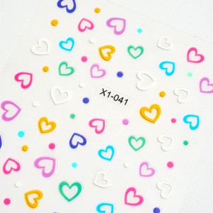 สติกเกอร์ติดเล็บ 3 มิติ ลายดอกไม้สีรุ้ง น่ารัก ปลอดภัย ตกแต่งเล็บสวยงาม สำหรับติดเล็บปลอม DIY ร้านทำเล็บ - Product Image 6