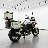 Motocicleta Benelli TRK251 de 249cc, Refrigerada por Líquido, Estilo Aventura y Turismo, para Viajes de Largo Alcance