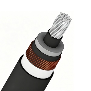 Câble d'alimentation moyenne tension 33 kV, conducteur en aluminium 1x185 mm², isolation XLPE, blindage en cuivre 50 mm², armure AWA, gaine LSZH - Product Image 1