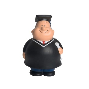 <b>Squeeze</b> Toys Release Pressure Foam Anti Stress <b>Ball</b> Graduate Bert Shaped PU Stress <b>Ball</b> Toys - Product Image 1