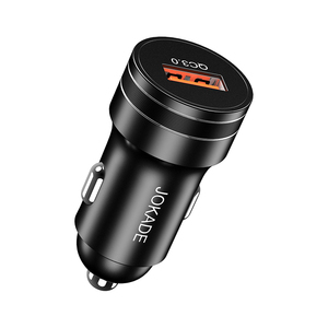 Chargeur de voiture Jokade 18W à charge rapide double USB QC3.0 pour smartphone - Product Image 1