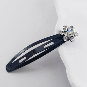 Nuevo patrón estilo mujeres accesorios para el cabello brillo negro pasador cristal horquilla brillo horquilla BB horquillas pinzas para el cabello - Product Image 4