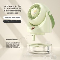 Ventilateur Brumisateur Portable USB Rechargeable à 3 Vitesses Réglables pour Maison, Bureau et Extérieur – Offre Spéciale