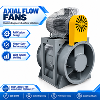 Ventilateur axial haute température pour système d'évacuation des fours à céramique et à briques, tunnel à air vérifié et personnalisable
