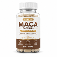 Capsules de Maca en Formule Personnalisée OEM/ODM, Complément Alimentaire Très Vendu pour Adultes, Meilleur Prix pour la Santé Masculine