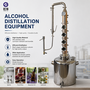 Équipement de distillation d'<span class=keywords><strong>alcool</strong></span> 30L 50L 100L |   Équipement de Distillation d'<span class=keywords><strong>Alcool</strong></span> |   Alambic de distillerie pour whisky, brandy et <span class=keywords><strong>gin</strong></span> - Product Image 1